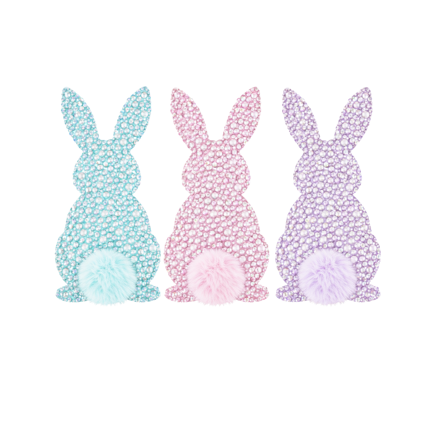 DTF TRANSFER- PASTEL BUNNIES