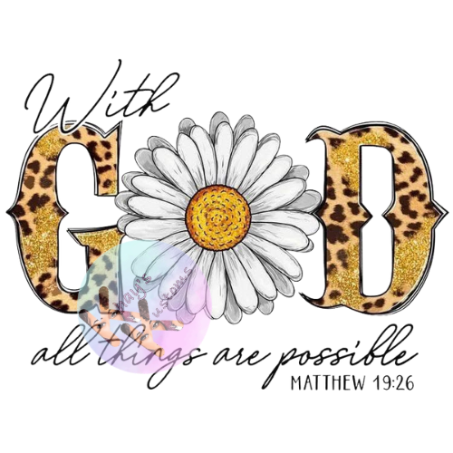 DTF Transfer-With God