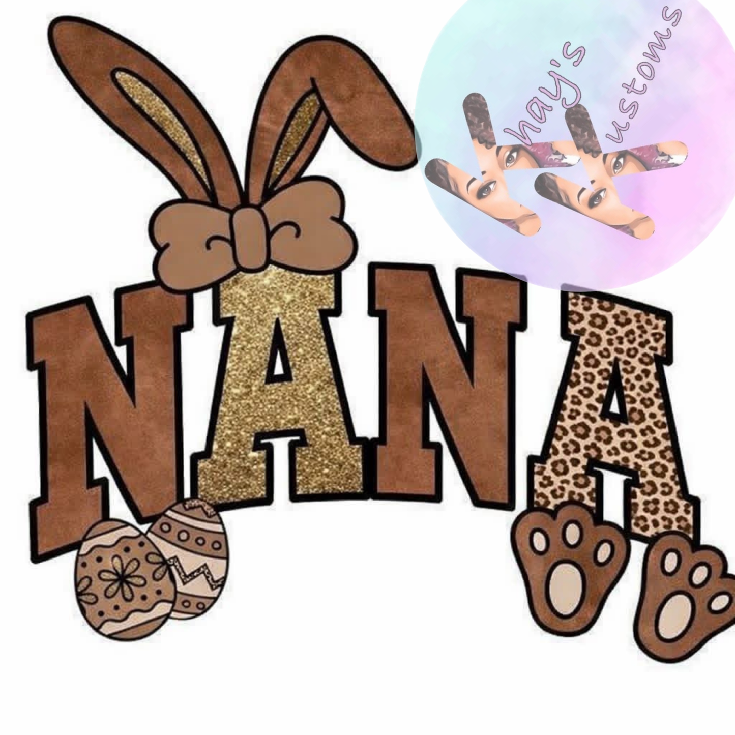 DTF TRANSFER- NANA BUNNY EARS