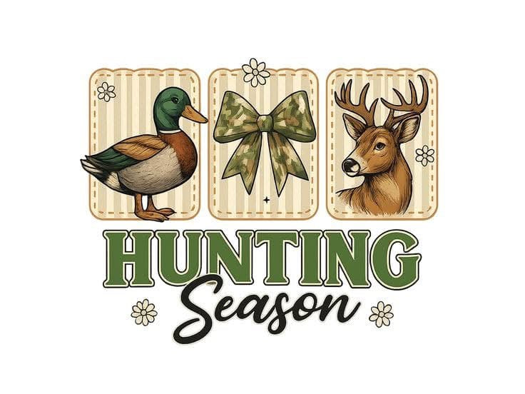 DTF TRANSFER HUNTING SEASON