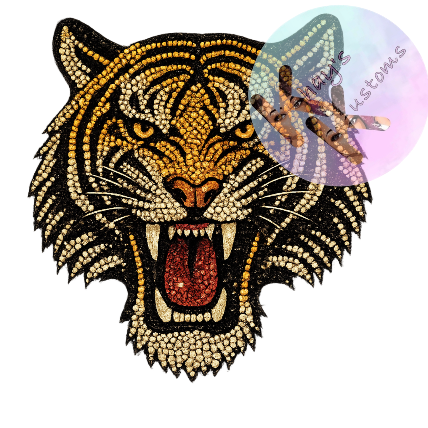 DTF TRANSFER- BLING TIGER
