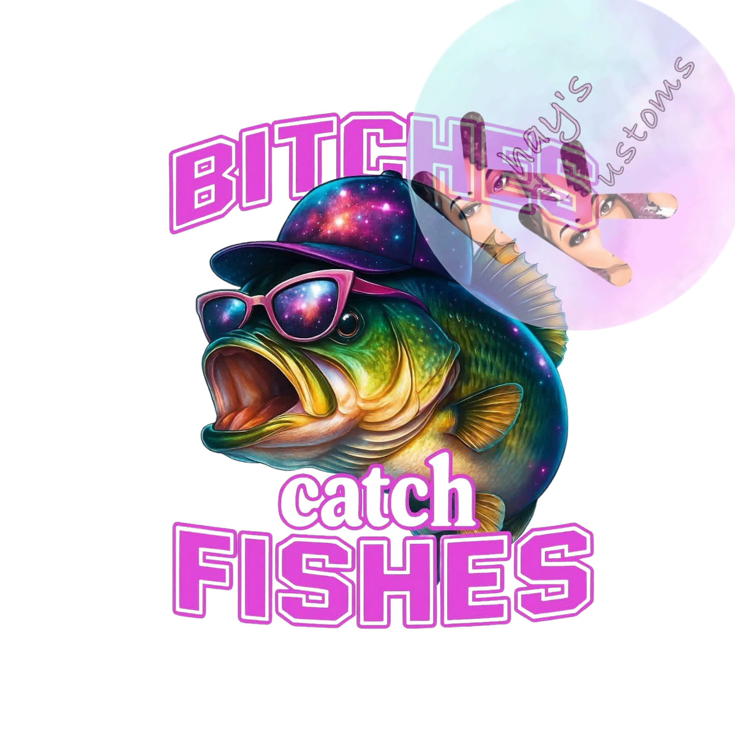 DTF TRANSFER-ITCHES CATCH FISHES