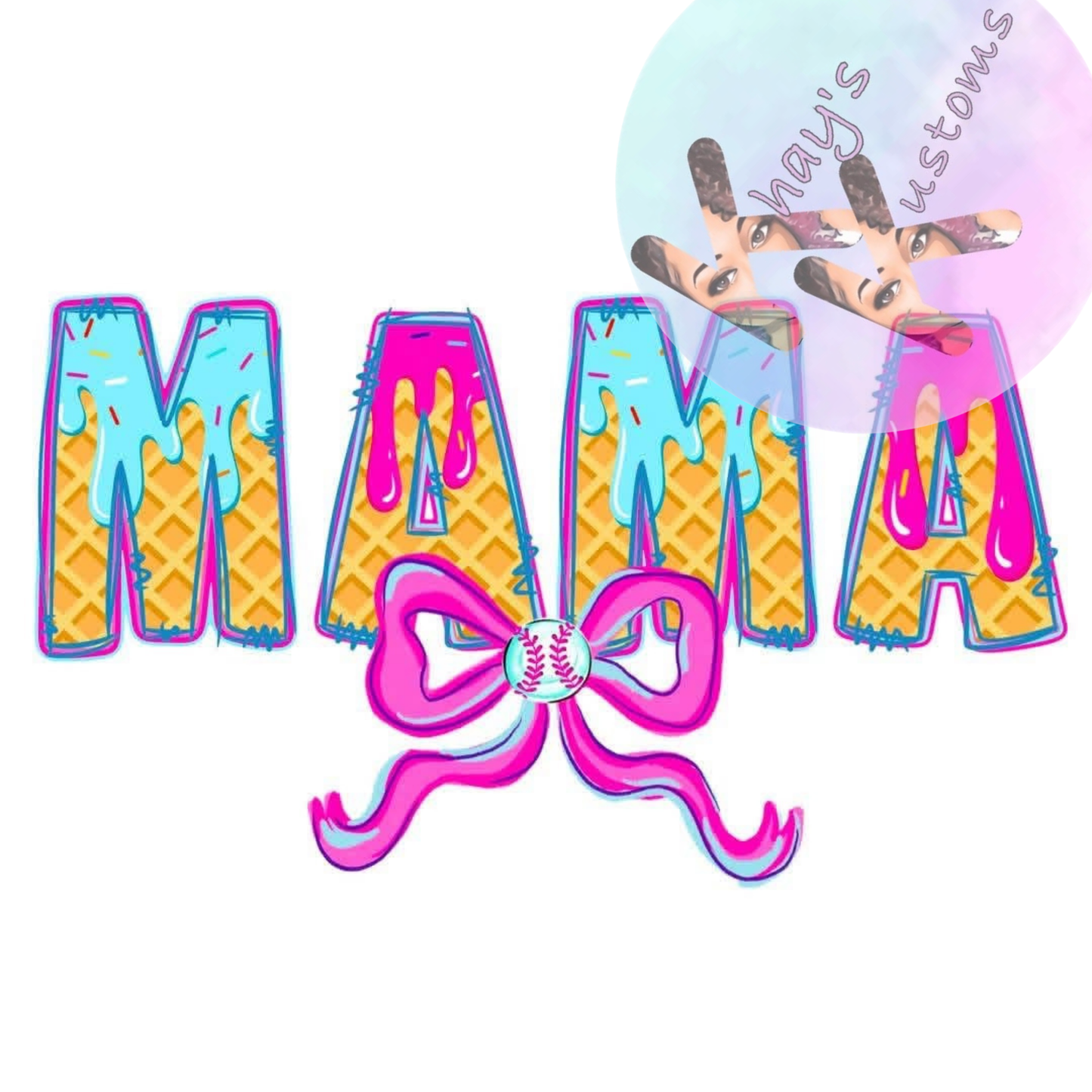 DTF TRANSFER- ICE CREAM MAMA