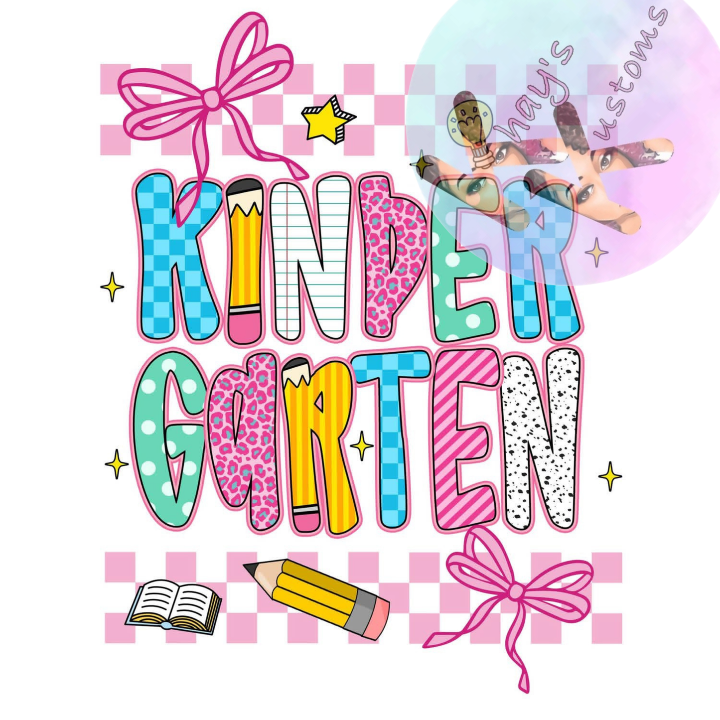 DTF TRANSFER- KINDER GARTEN