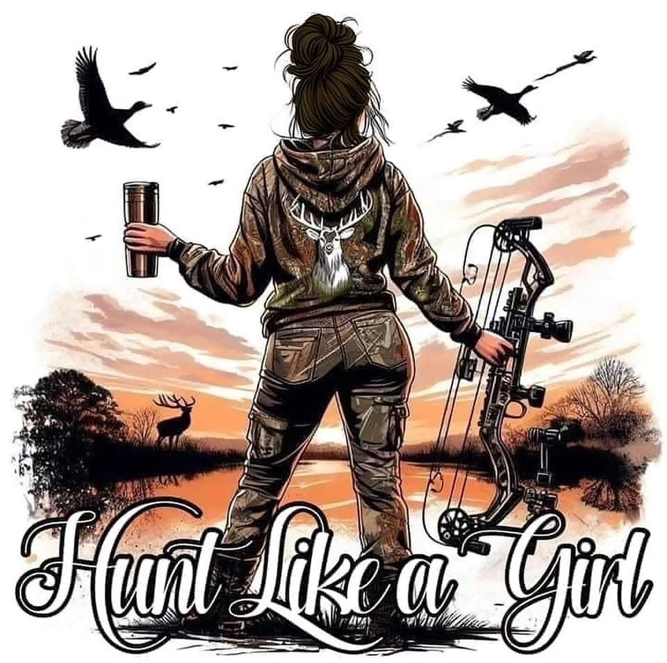 DTF TRANSFER HUNT LIKE A GIRL