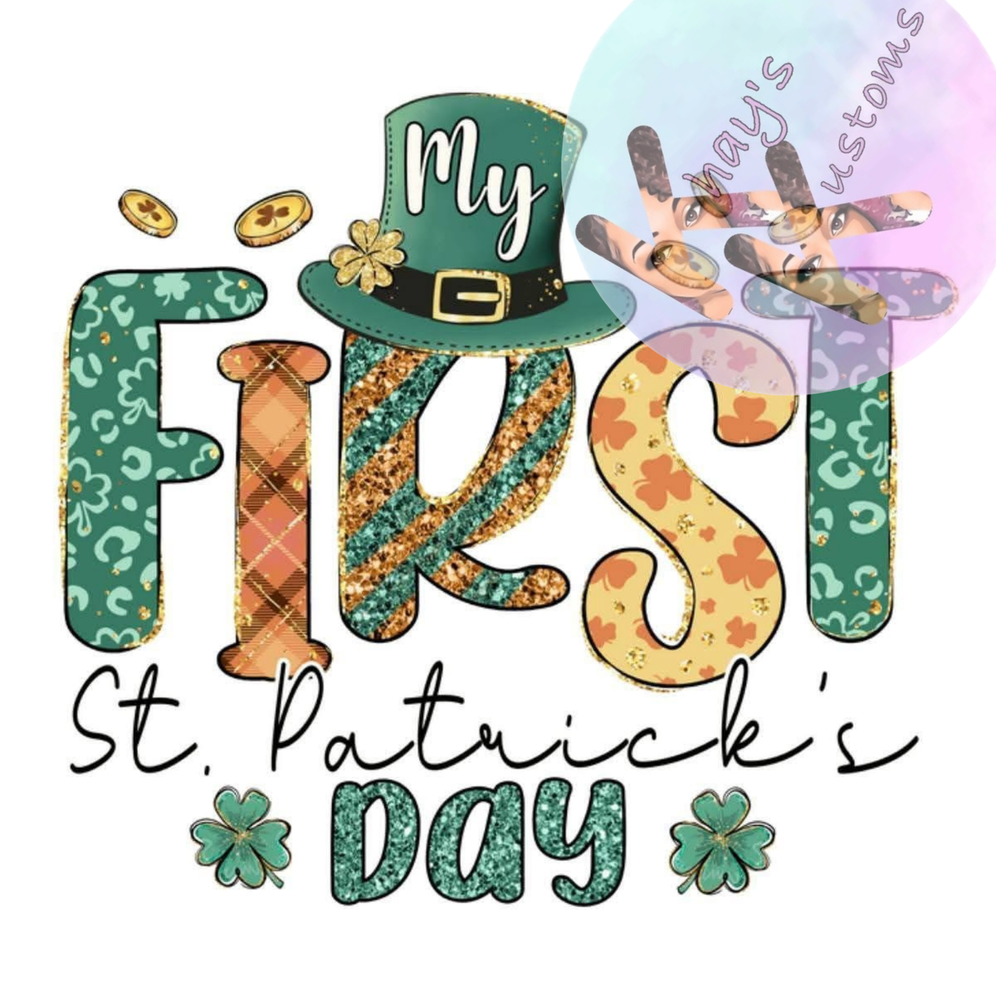 DTF TRANSFER- FIRST ST.PAT DAY