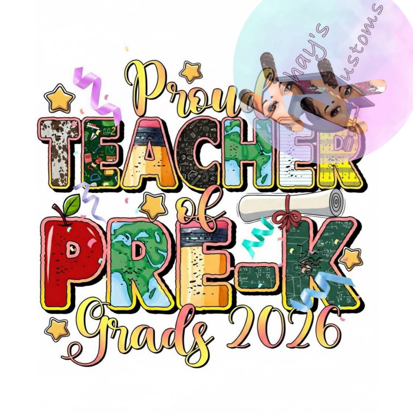 DTF TRANSFER- PRE K TEACHER