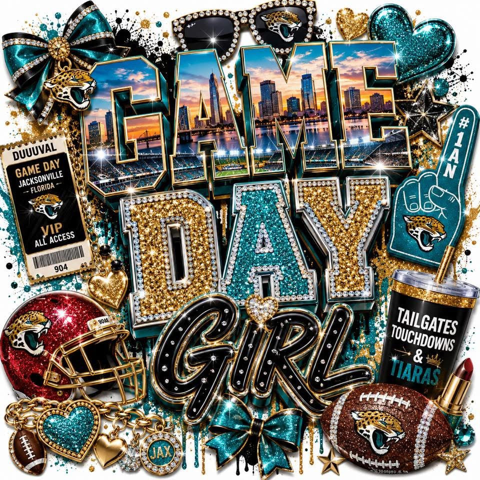 DTF Transfer- Game day Jaguars