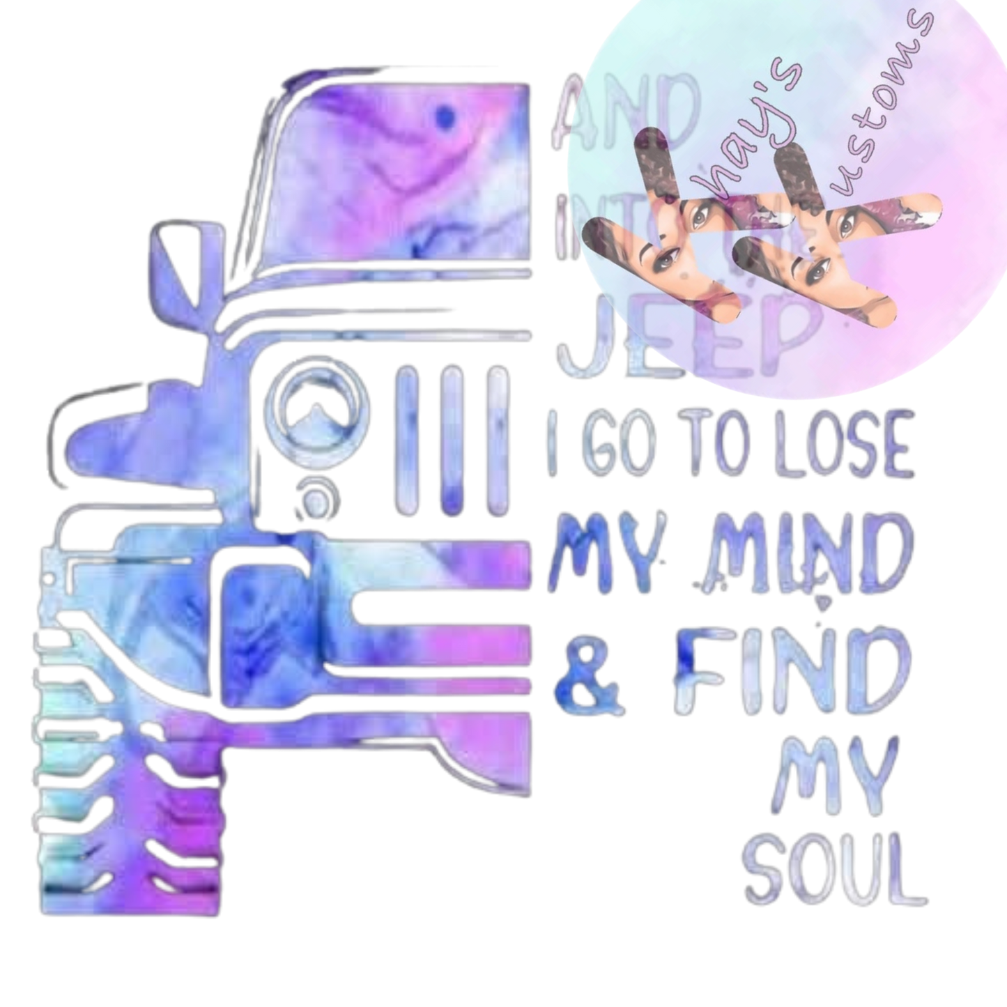 DTF TRANSFER- FIND MY SOUL JEEP