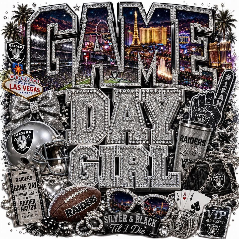 DTF Transfer- Game day Raiders