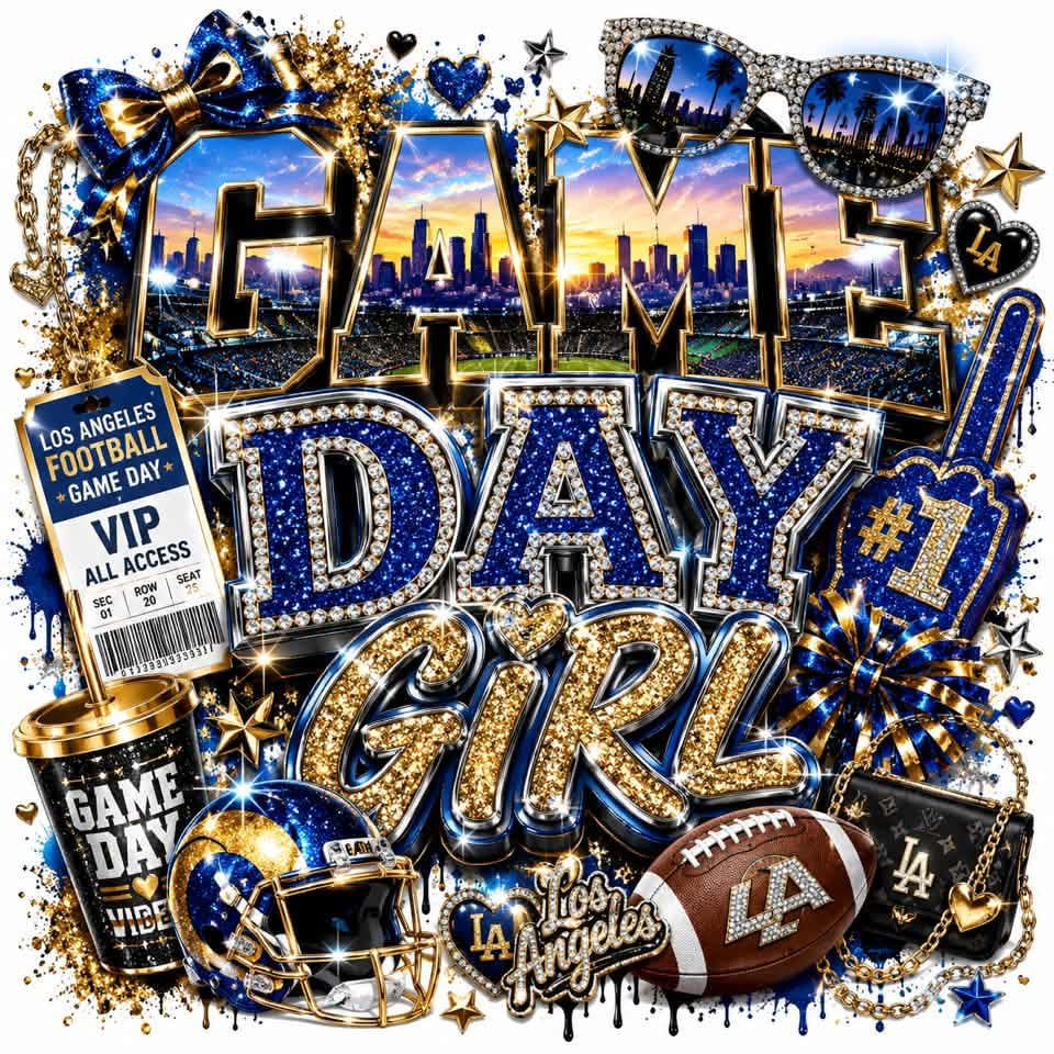 DTF Transfer- Game day Rams