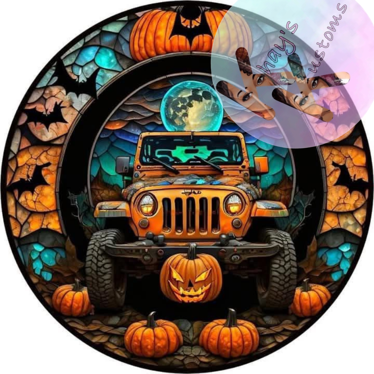 DTF TRNASFER- HALLOWEEN JEEP