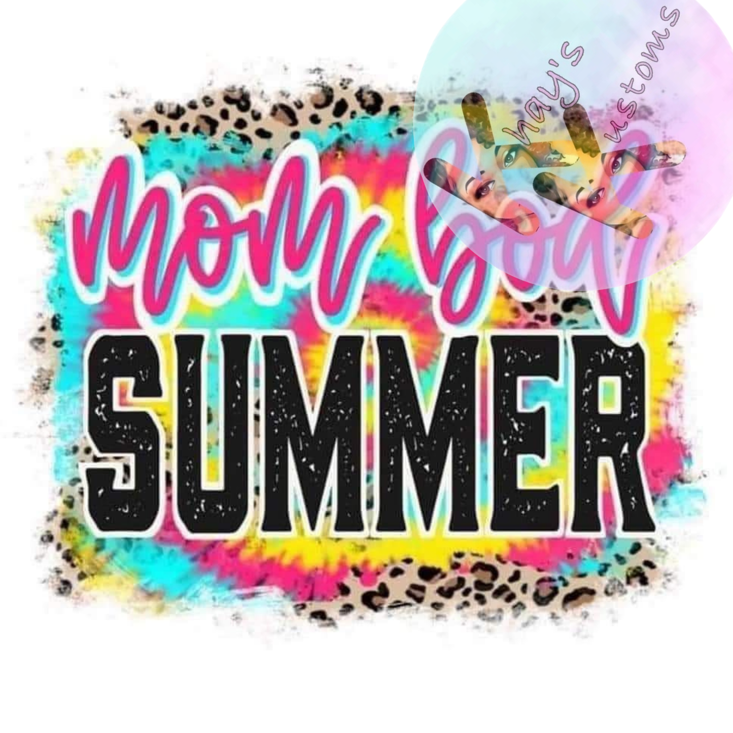 DTF TRANSFER- MOM BOD SUMMER