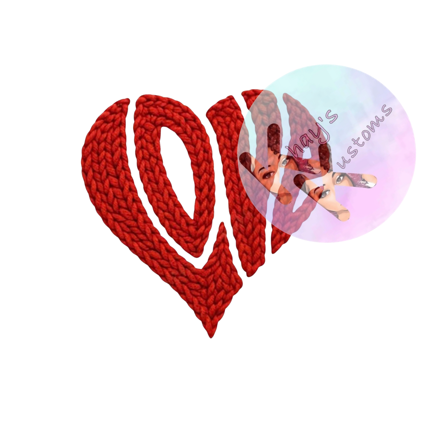 DTF TRANSFER- HEART LOVE