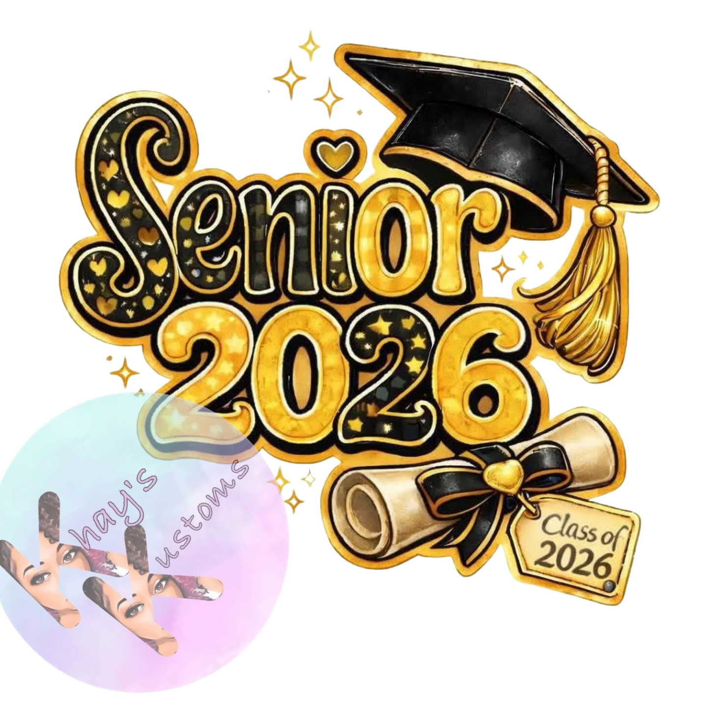 DTF TRANSFR-SENIOR GOLD