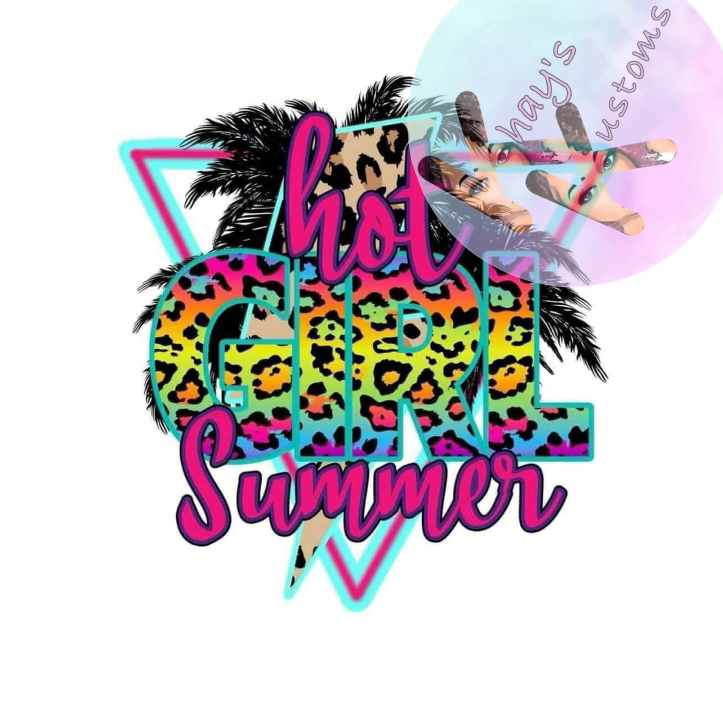 DTF TRANSFER- HOT GIRL SUMMER