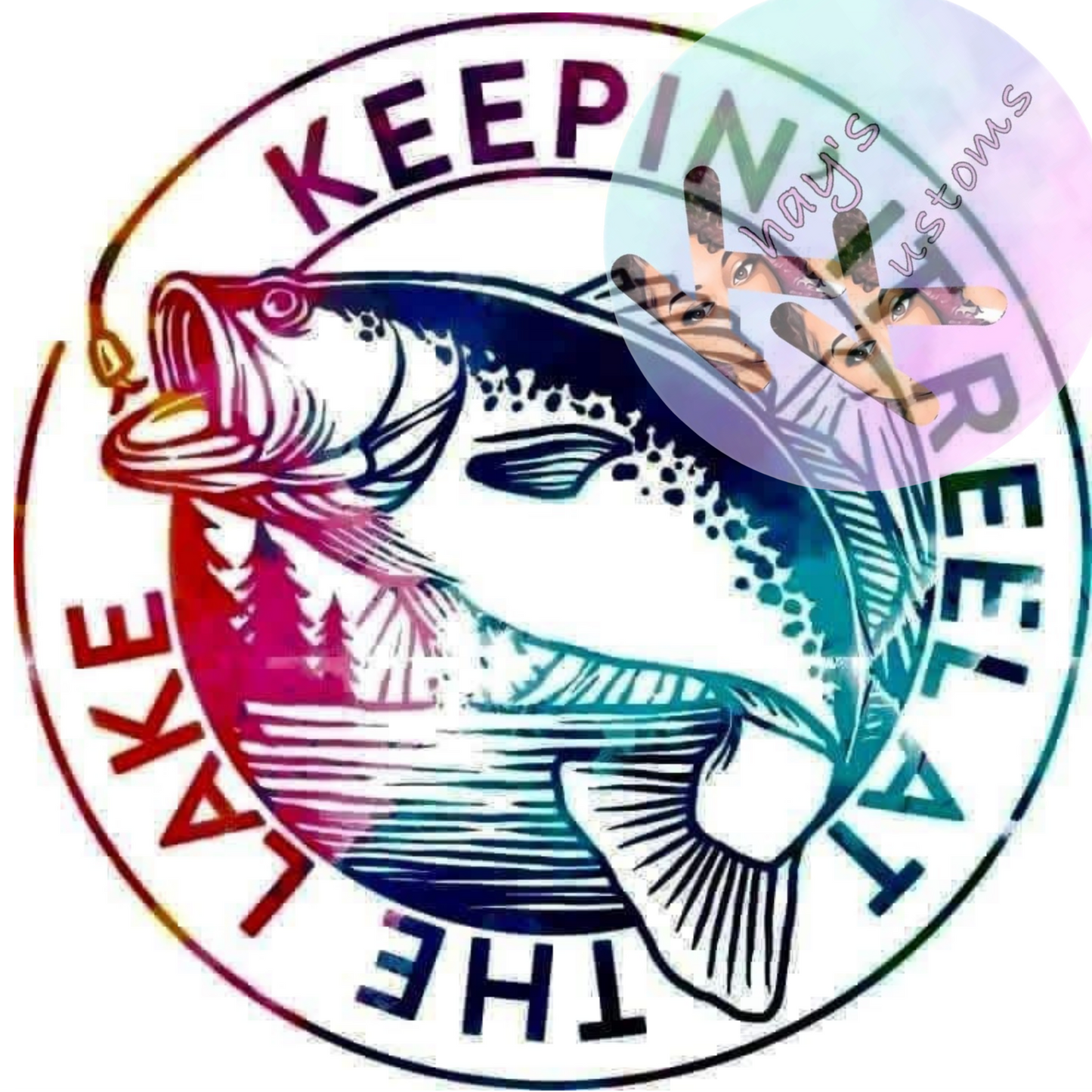 DTF TRANSFERS-KEEPIN IT REEL FISH