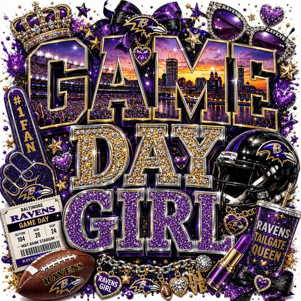 DTF Transfer- Game day Ravens