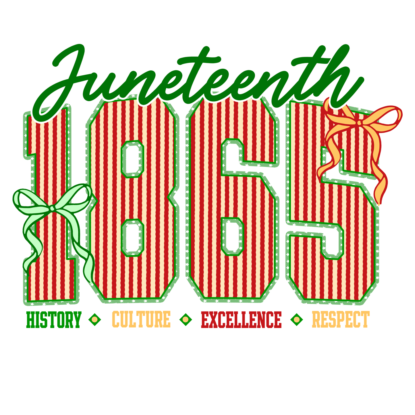 DTF TRANSFER- JUNETEENTH