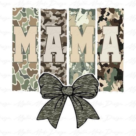 DTF TRANSFER CAMO MAMA