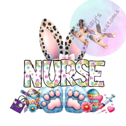 DTF TRANSFER- NURSE BUNNY