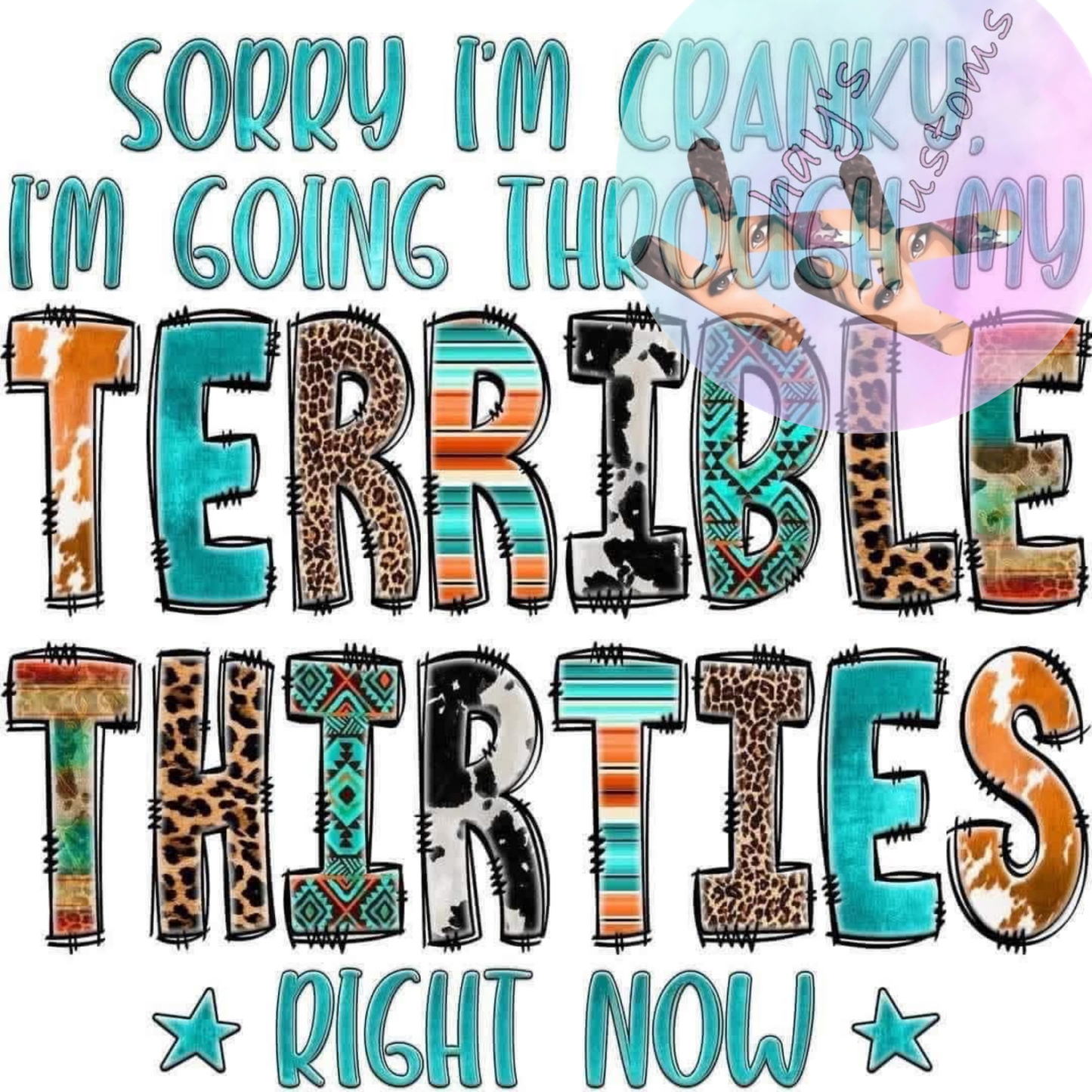 DTF TRANSFER- TERRIBLE THIRTIES