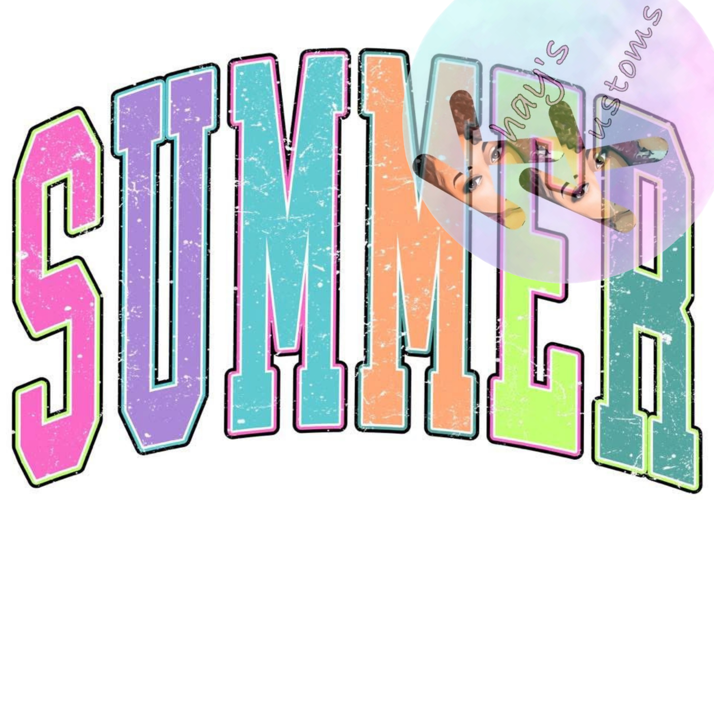 DTF TRANSFER- MULTI COLOR SUMMER