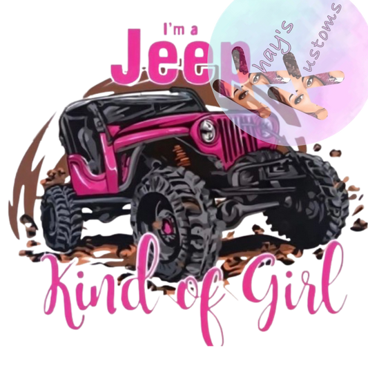 DTF TRANSFER- JEEP KIND OF GIRL