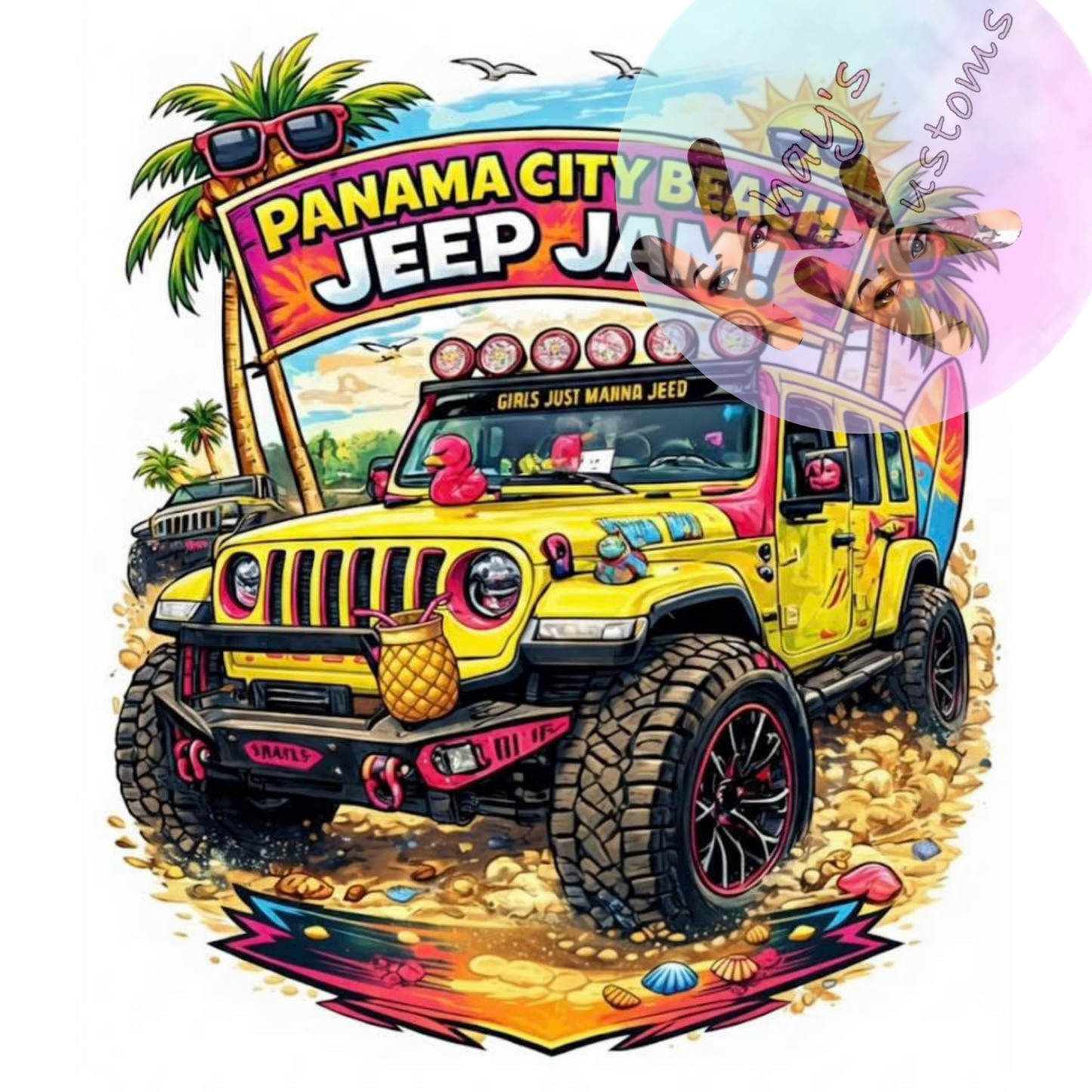 DTF TRANSFER- PANAMA JEEP