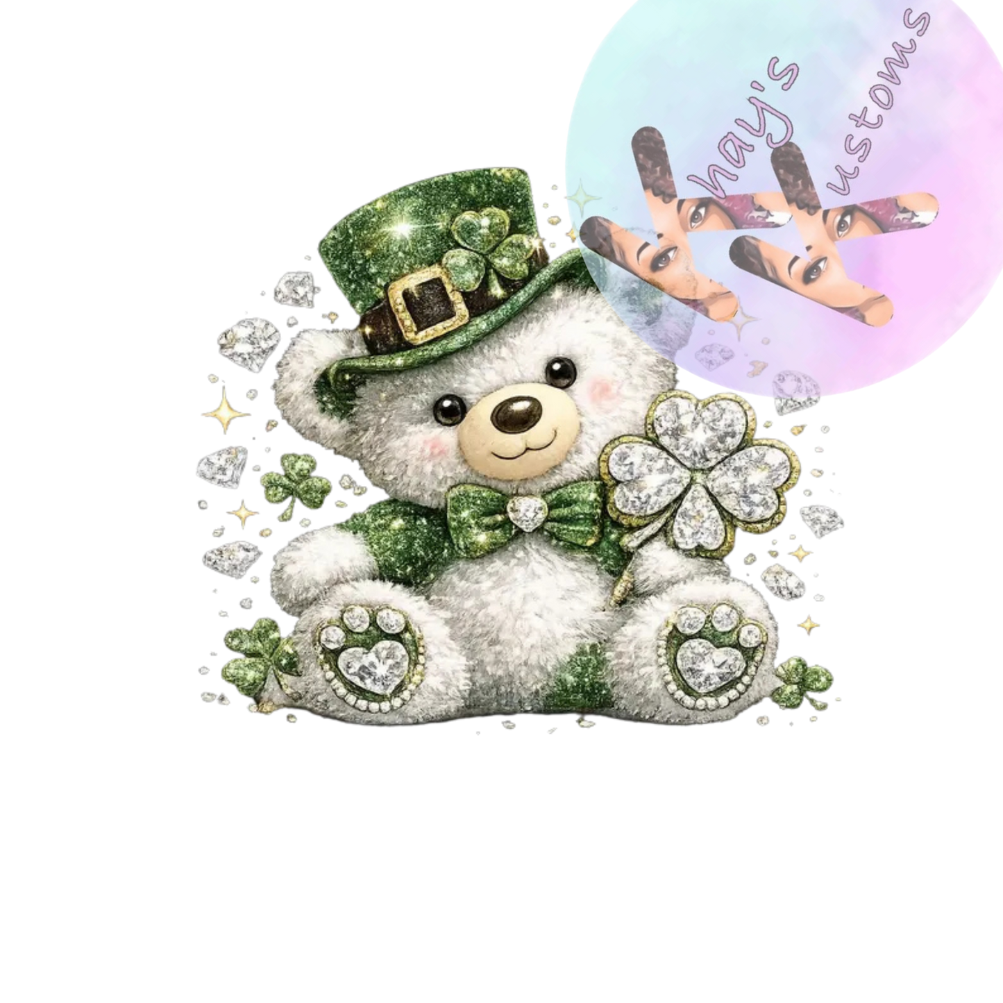 DTF TRANSFER- ST.PAT BEAR