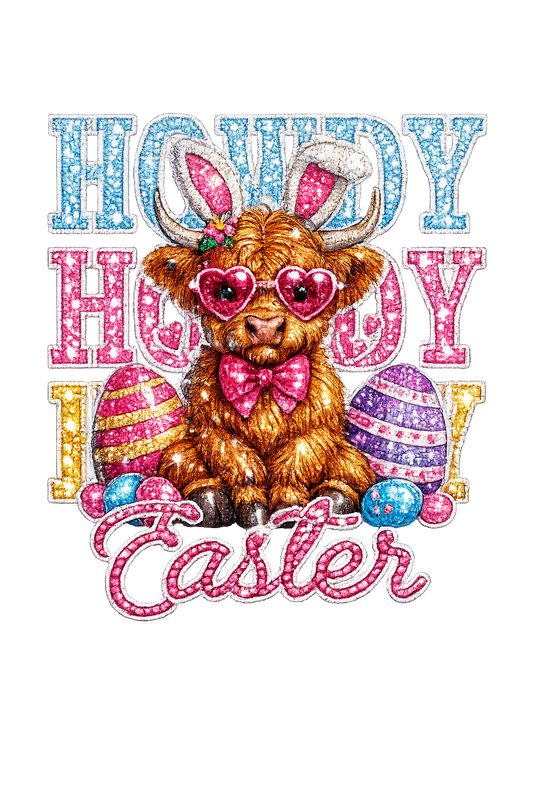 DTF TRANSFER-HOWDY EASTER