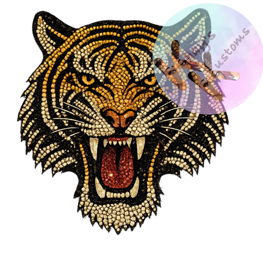 DTF TRANSFER- BLING TIGER