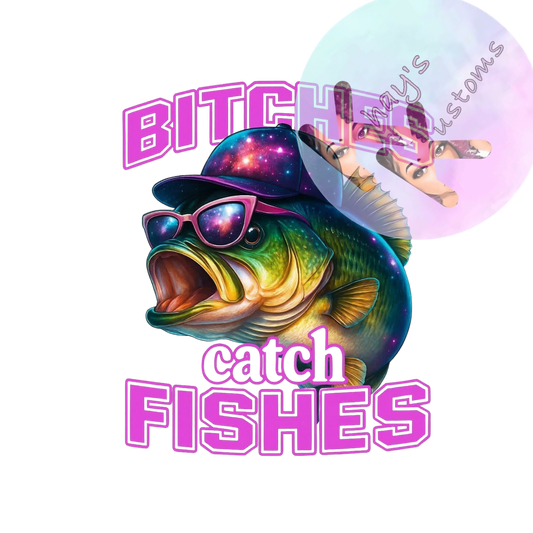 DTF TRANSFER-ITCHES CATCH FISHES