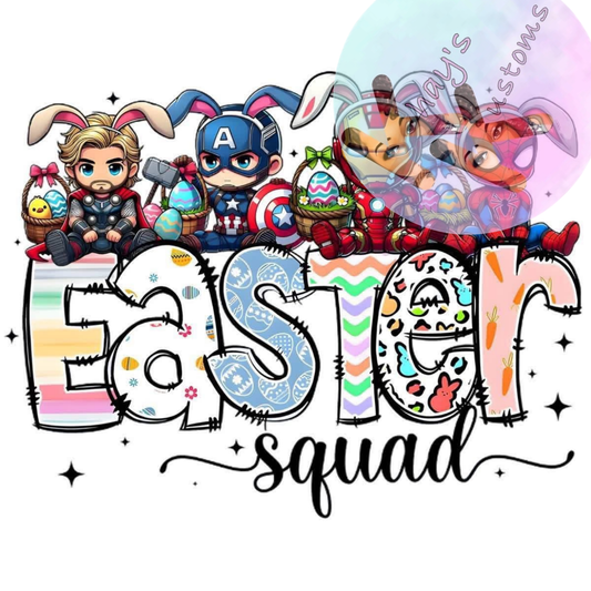 DTF TRANSFER- EASTER SQUAD