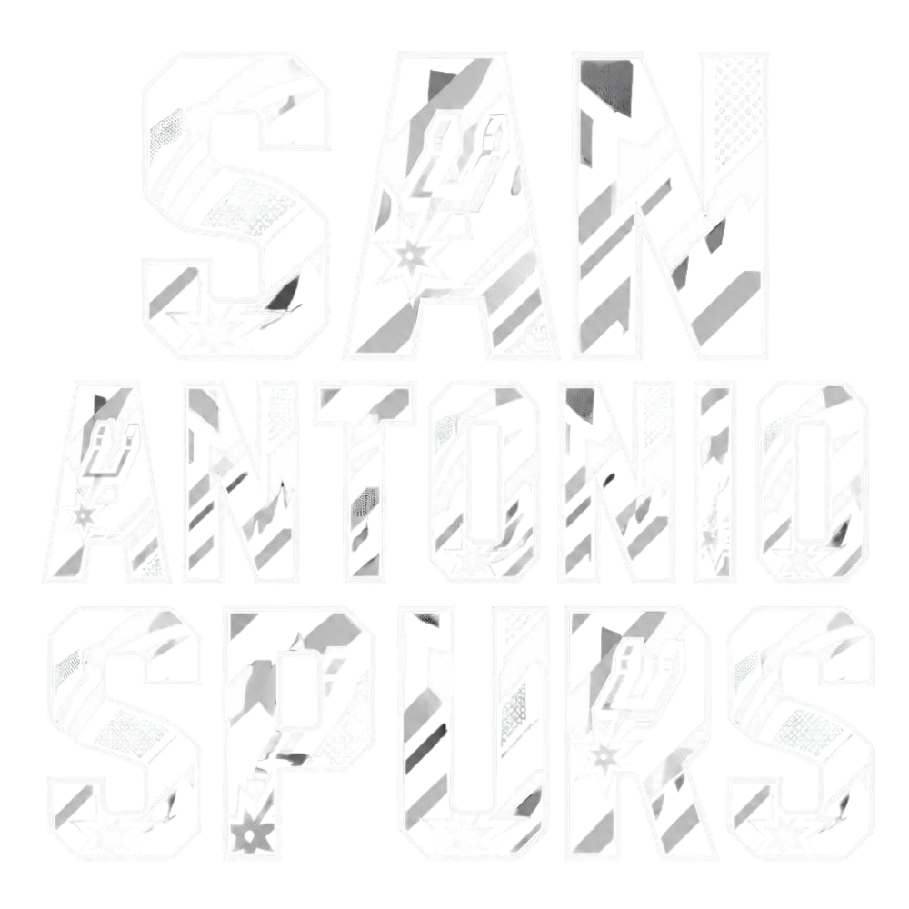 DTF TRANSFER- SAN ANTONIO SPURS HALF TONE