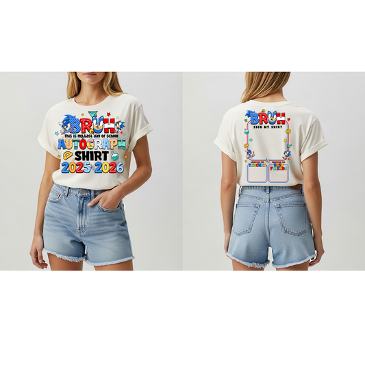 Sonic last day autograph t-shirt