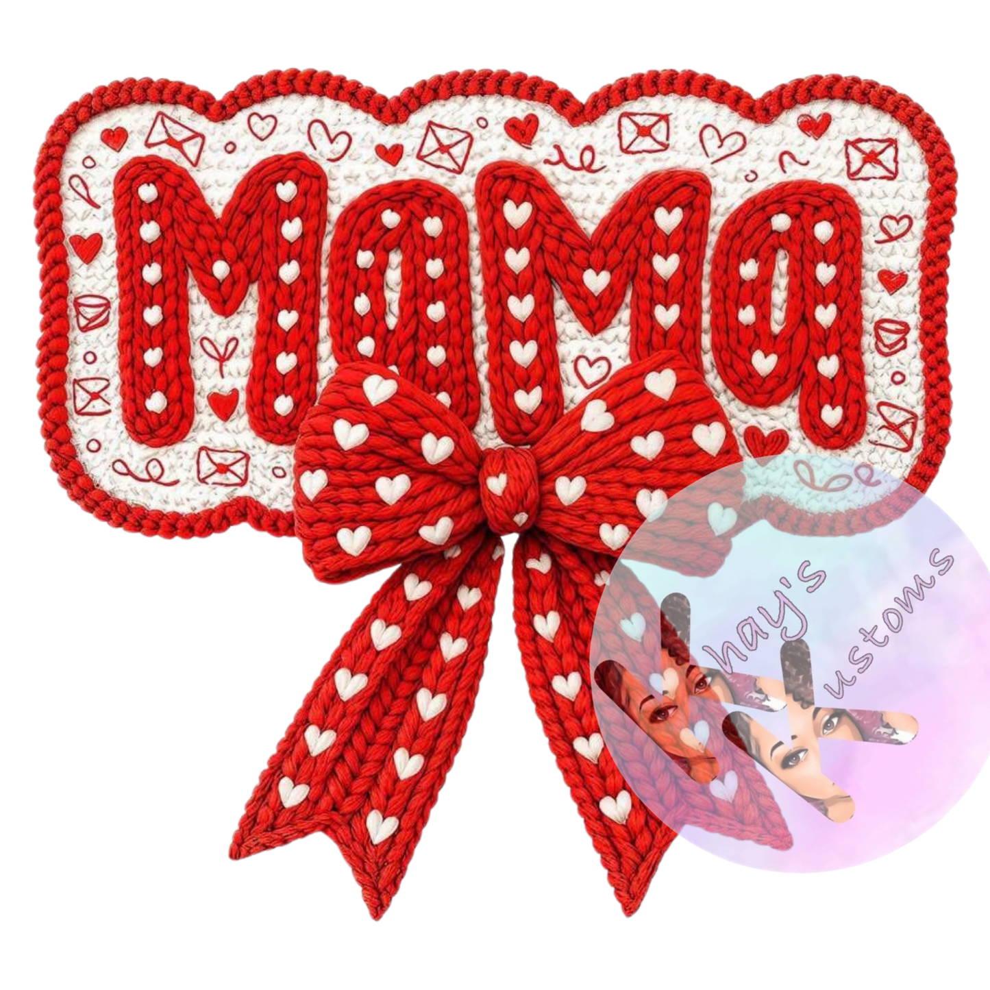 DTF TRANSFER- RED MAMA