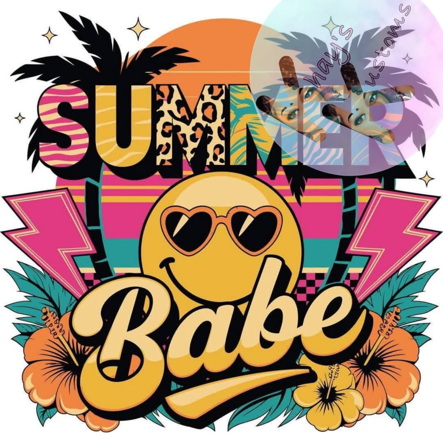 DTF TRANSFER- SUMMER BABE