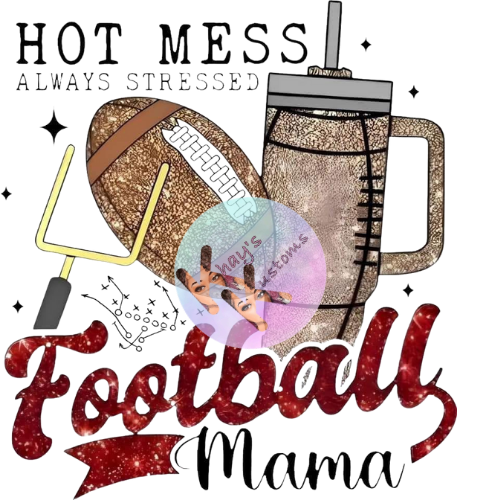 DTF Transfer-Football Mom