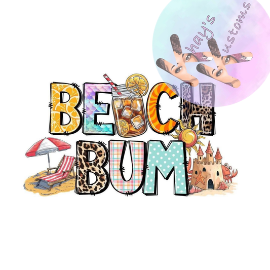 DTF TRANSFER- BEACH BUM