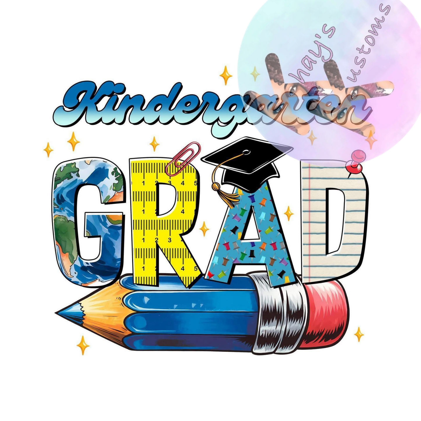 DTF TRANSFER-KINDER GRAD BOY
