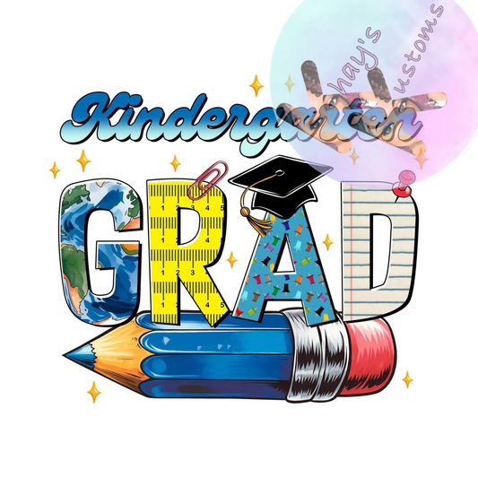 DTF TRANSFER-KINDER GRAD BOY