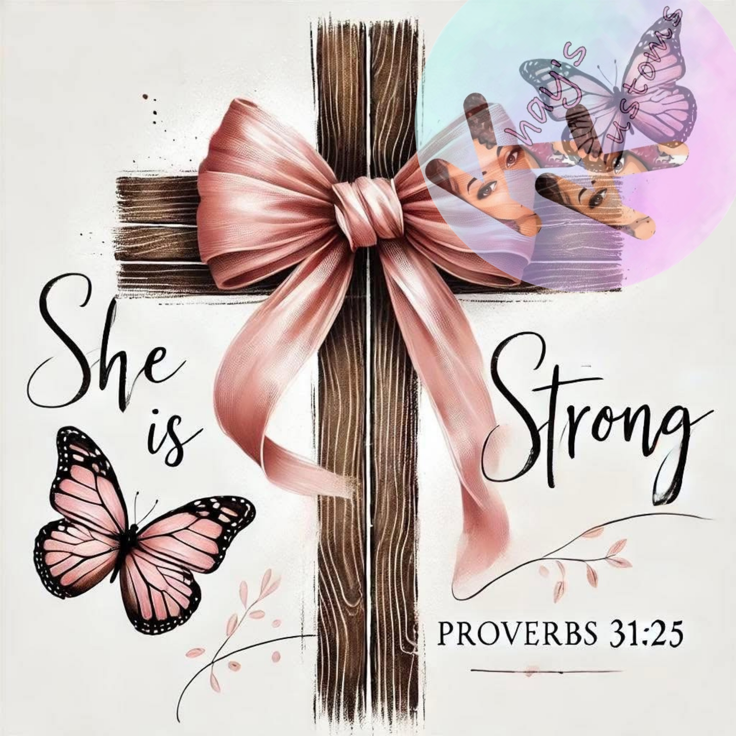 DTF TRANSFER- SHE IS STRONG
