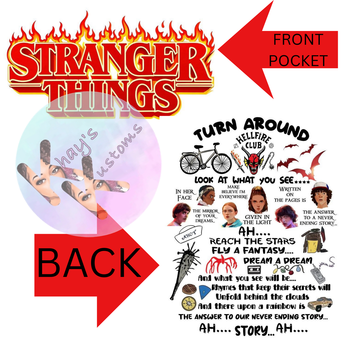 DTF TRANSFER-STRANGER THINGS