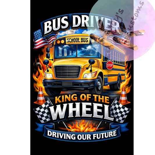 DTF TRANSFER- KING OF THE WHEEL