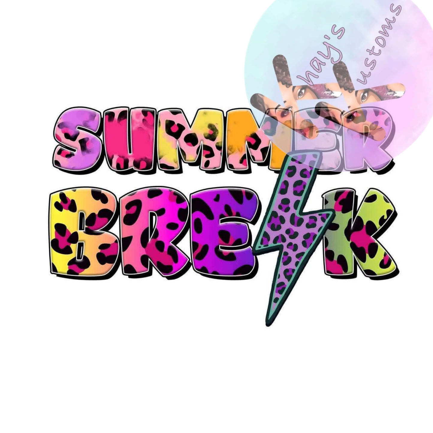 DTF TRANSFER- RETRO SUMMER BREAK
