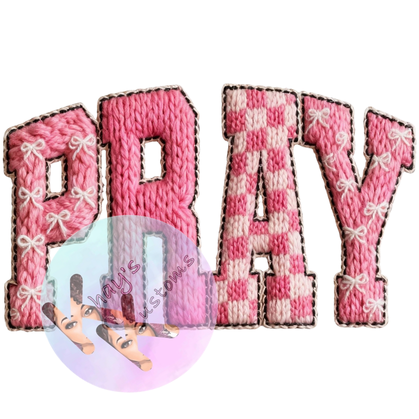 DTF TRANSFER- PINK PRAY