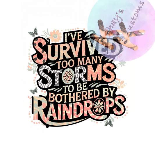 DTF TRANSFER- SURVIVED STORMS