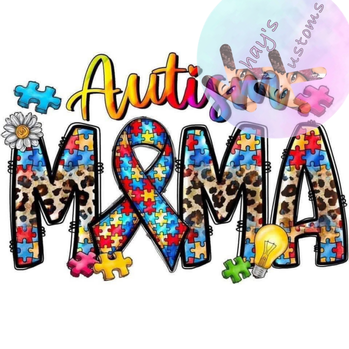 DTF TRANSFER- AUTISM MOM