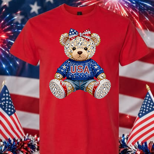 USA TEDDY BEAR SHIRT